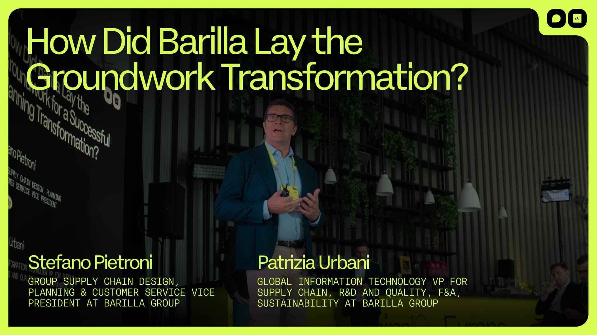 How Did Barilla Lay the Groundwork for a Successful Planning Transformation?