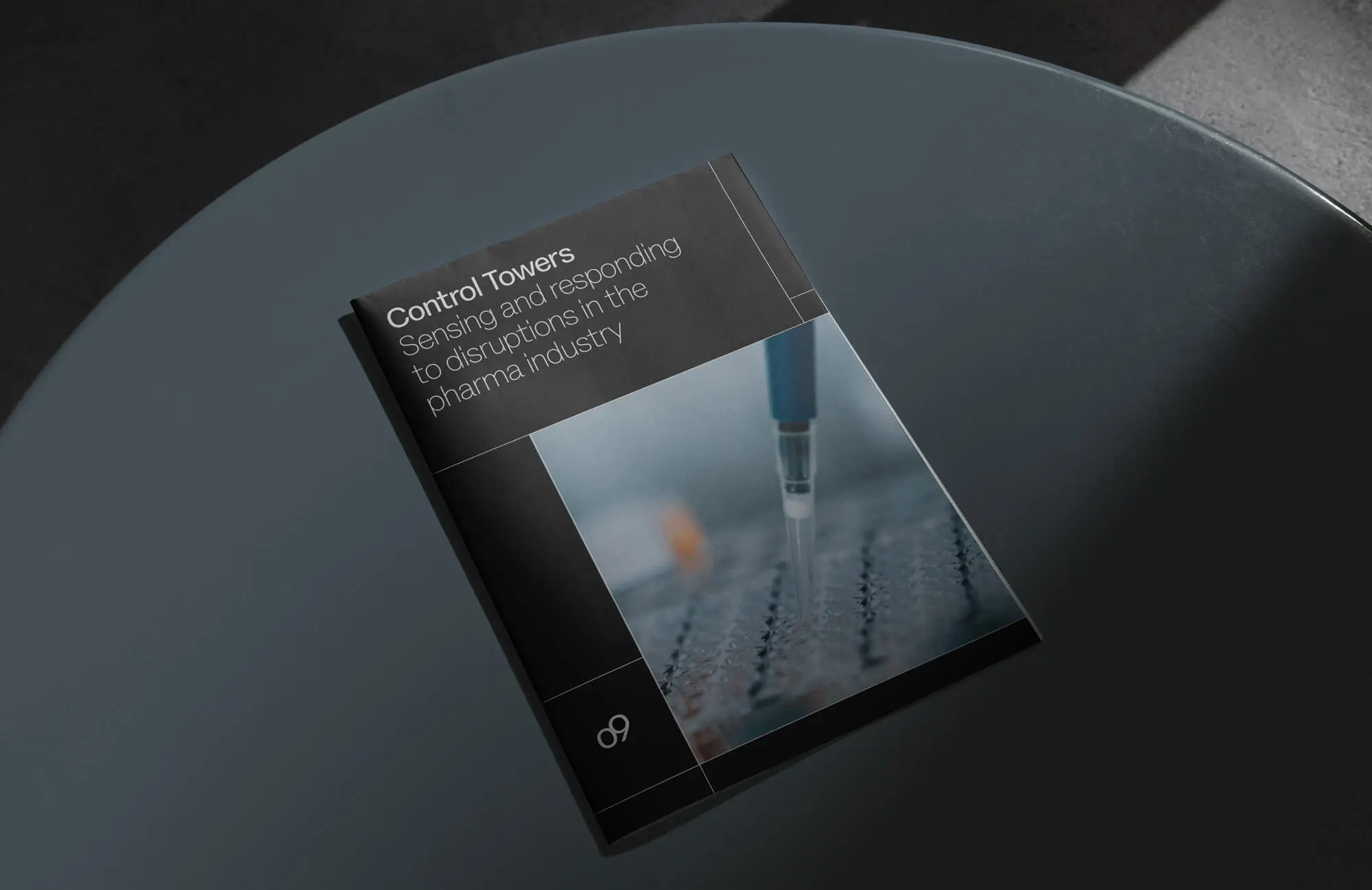 O9 whitepaper pharma control towers mockup