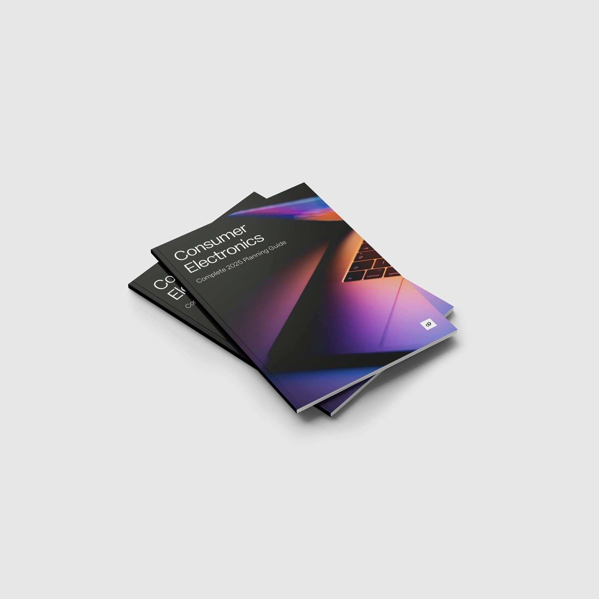 Consumer electronics industry guide mockup
