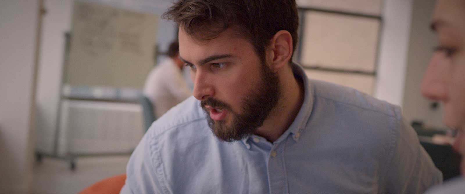 A sales planner looking worrily at undesired sales results that used traditional sales planning