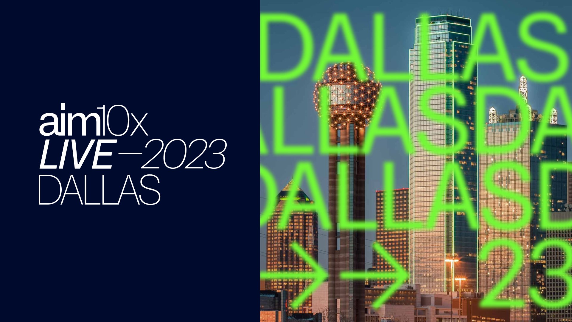 aim10x Live 2023 Dallas o9 Solutions