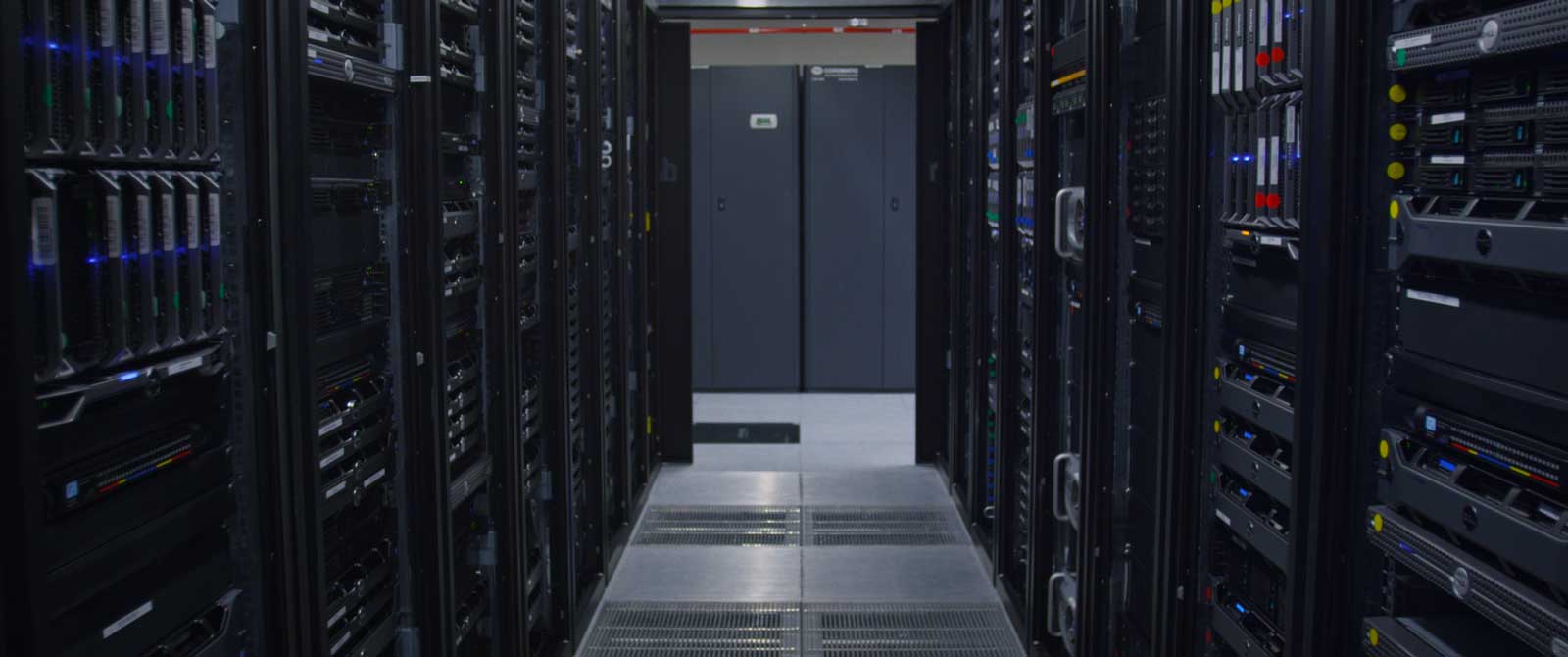 a server room or data storage that can provide data for increasing supply chain visibility