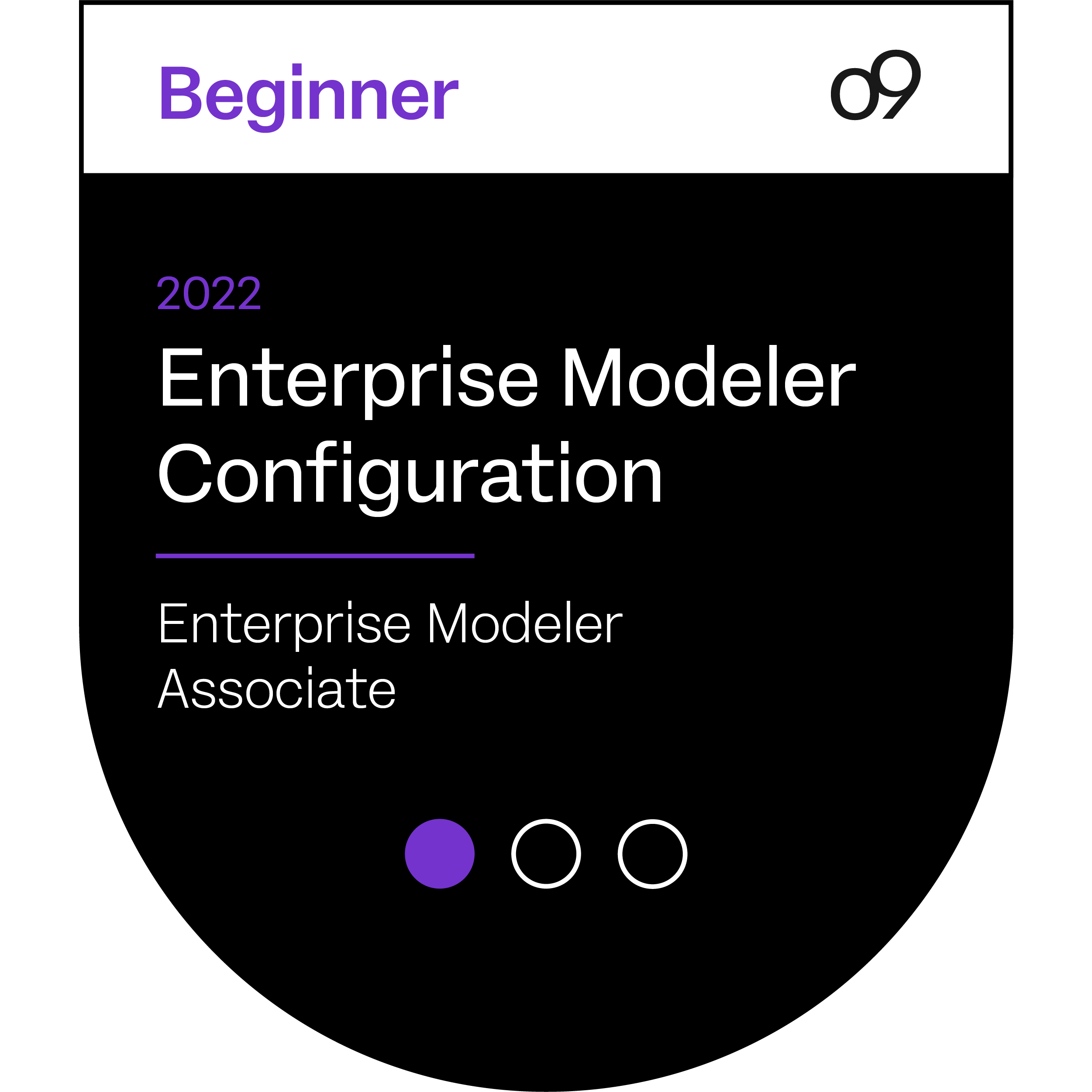 Enterprise modeler configuration associate badge