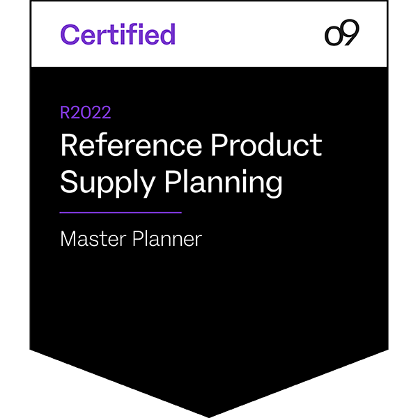 R2022 reference product supply planning master planner badge
