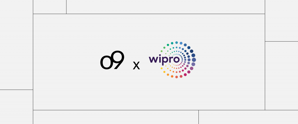 o9 and Wipro logos