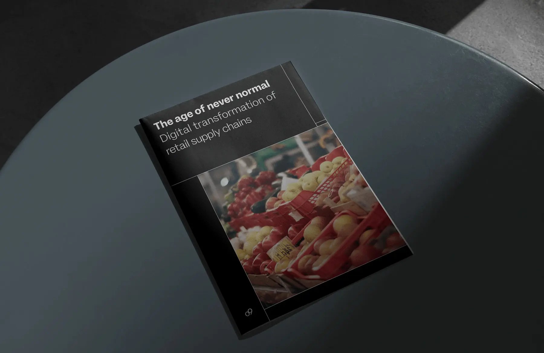 White paper mockup digital transformation of retail supply chains