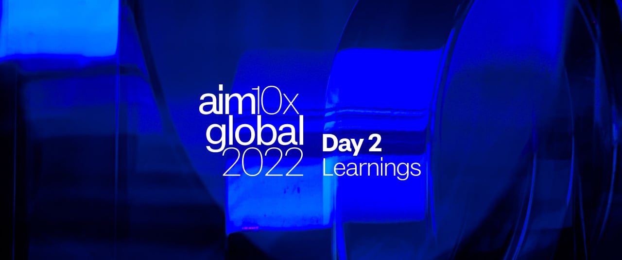 Day two of aim10x global 2022 sets the stage for accelerated supply chain transformation