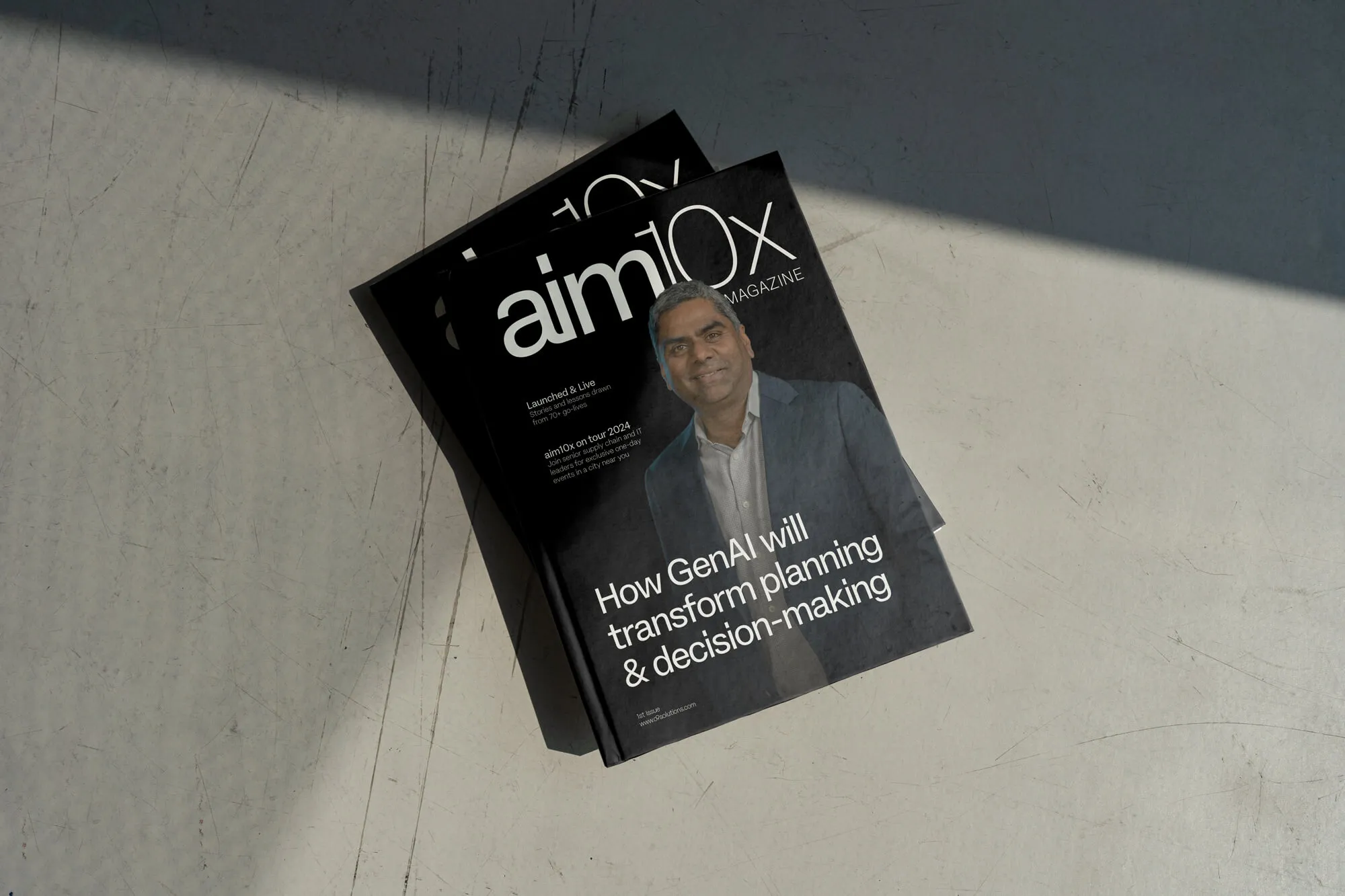 Aim10x magazine 2024e1 mockup